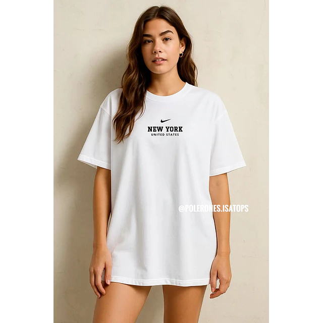 POLERAS OVERSIZE Edits New York Bordado
