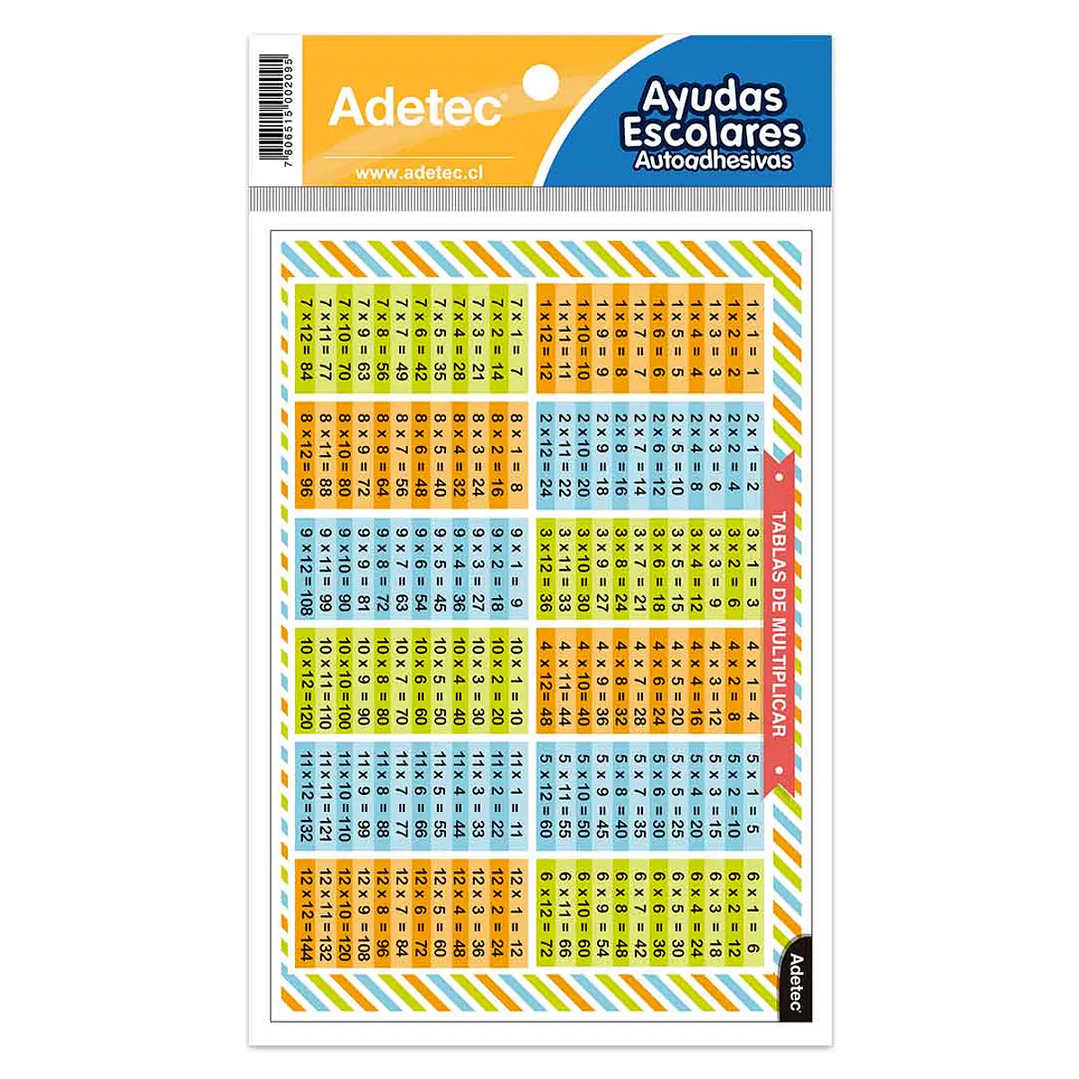 STICKERS ADETEC AYUDA ESCOLAR ANIMALES CLASIFICACION | ISA TOYS CHILE