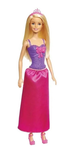 Barbie Princesa Básica Corona Rosa Dmm06 ISA TOYS CHILE