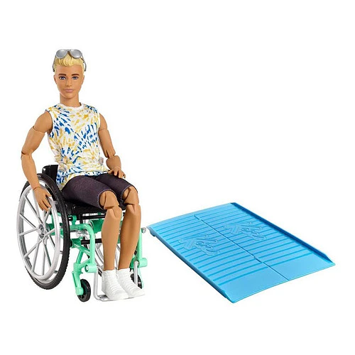 BARBIE KEN FASHIONISTA #167 CON SILLA DE RUEDAS MATTEL