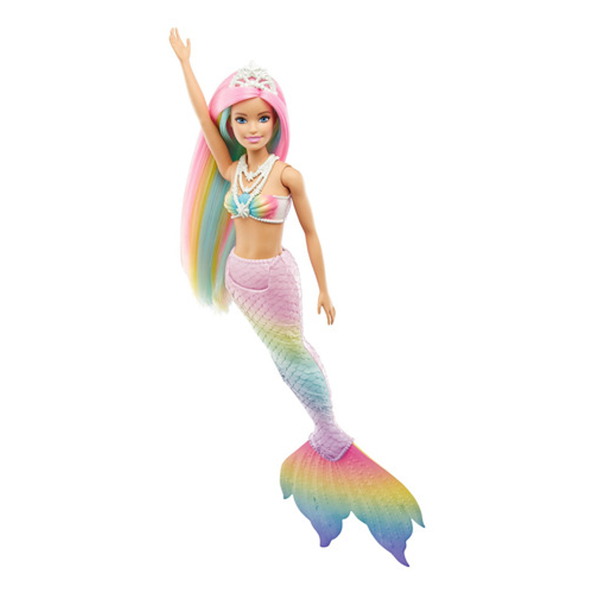 Barbie Dreamtopia Sirena Arcoíris Mágico Mattel Gtf89 ISA TOYS CHILE