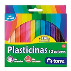 PLASTICINA 12 COLORES TORRE 1