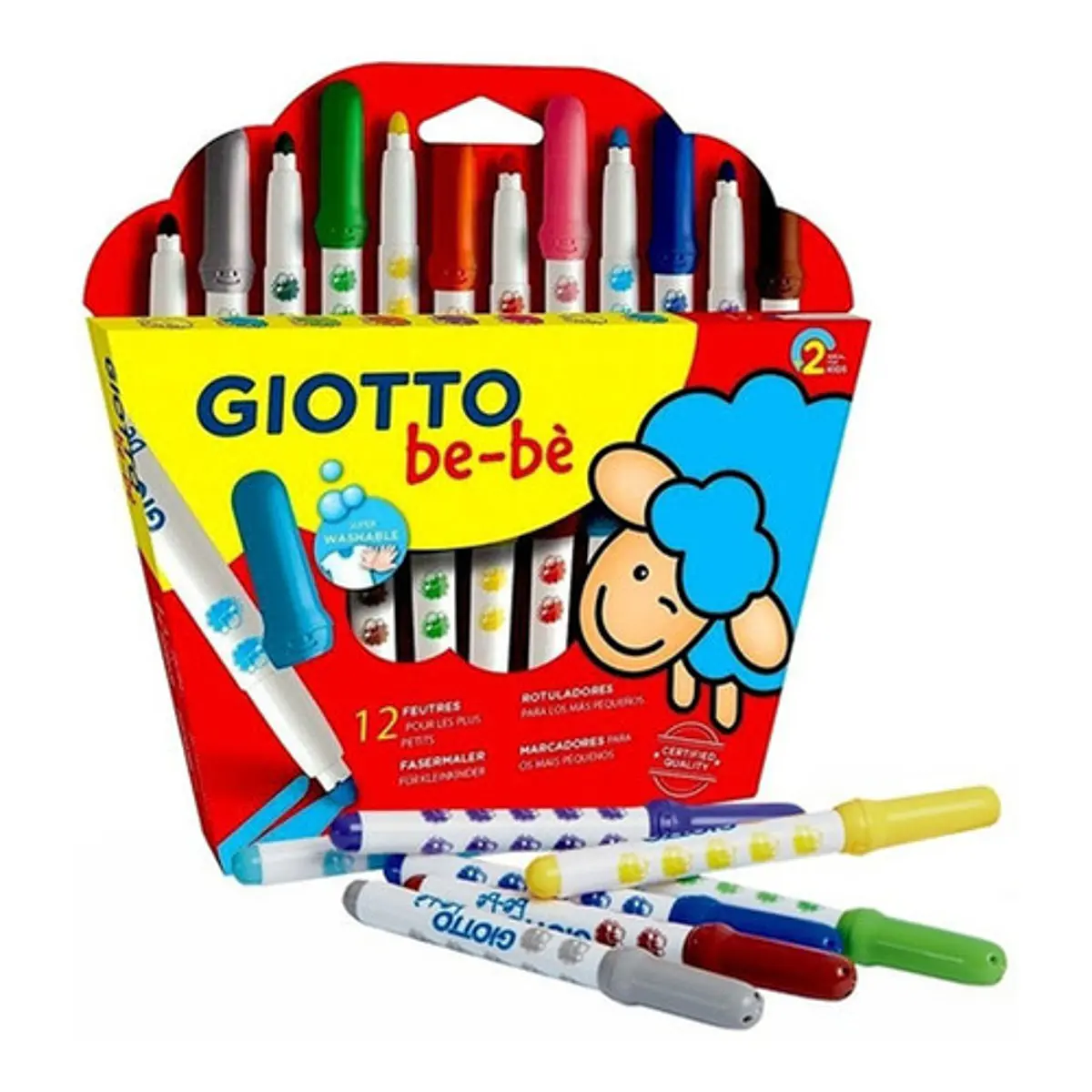 feutres à couleur GIOTTO lot de (12