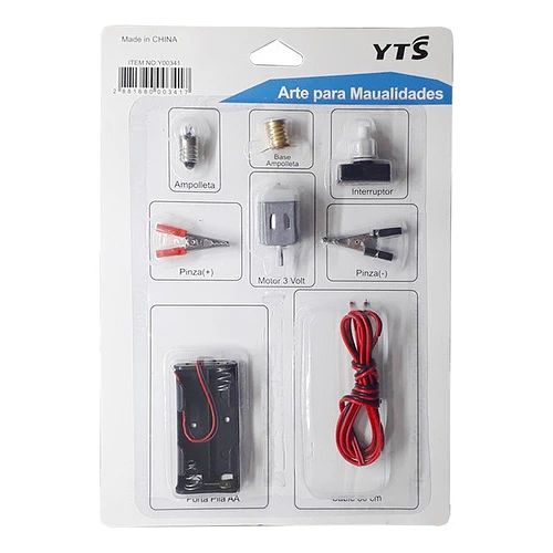 KIT ELÉCTRICO ESCOLAR 8 PIEZAS C/MOTOR