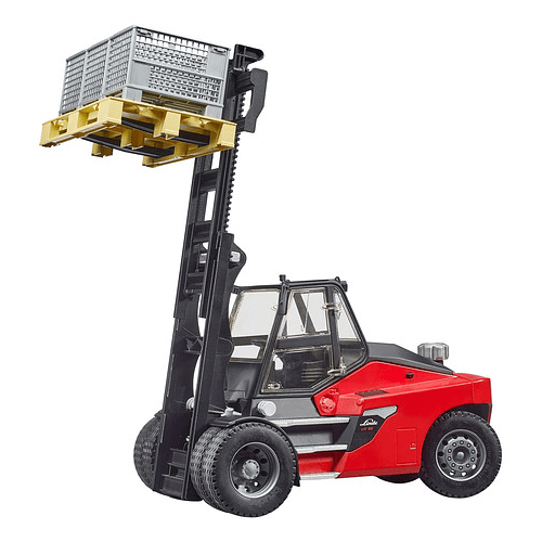 BRUDER GRUA HORQUILLA LINDEHT160 C/PALLETS 02513