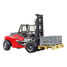 BRUDER GRUA HORQUILLA LINDEHT160 C/PALLETS 02513 6