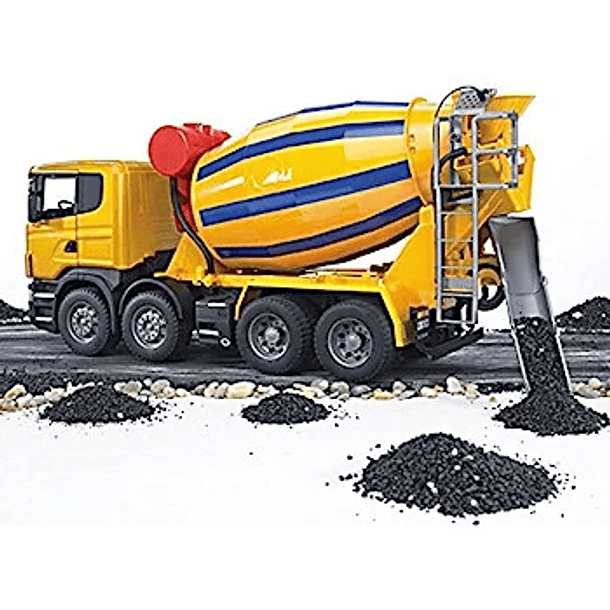 BRUDER CAMIÓN MEZCLADOR DE CEMENTO SCANIA R-SERIES 03554 7