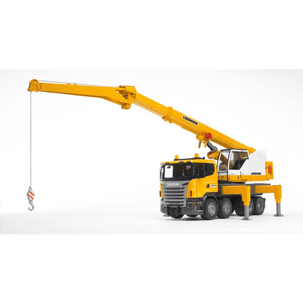 BRUDER 03570 JUGUETE CAMIÓN GRÚA SCANIA-LIEBHERR 4