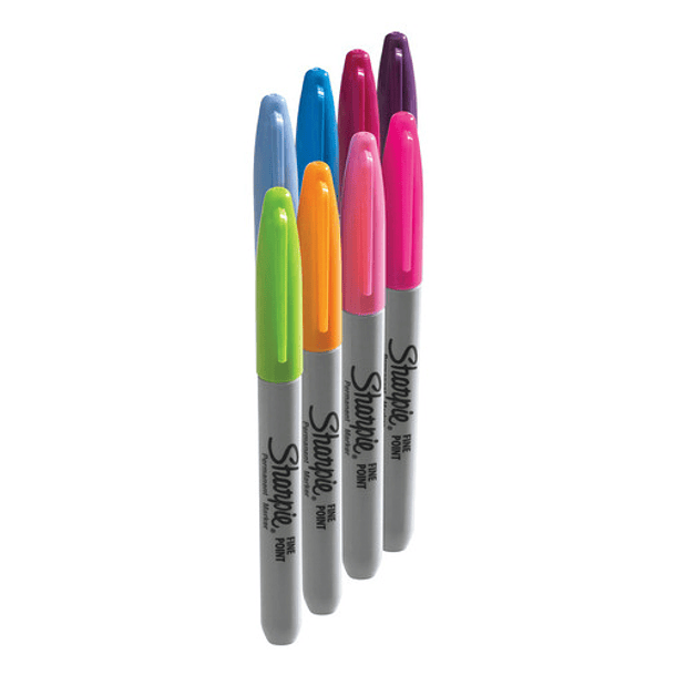 Marcador Permanente Sharpie Punta Fina Fashion Blister X8 Color Multicolor 2