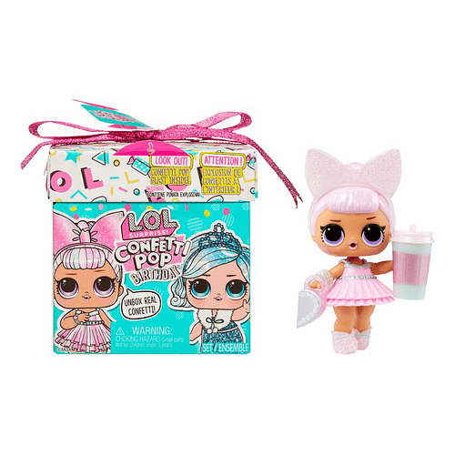 Muñeca Lol Surprise Wabro Confetti Pop Birthday Coleccion