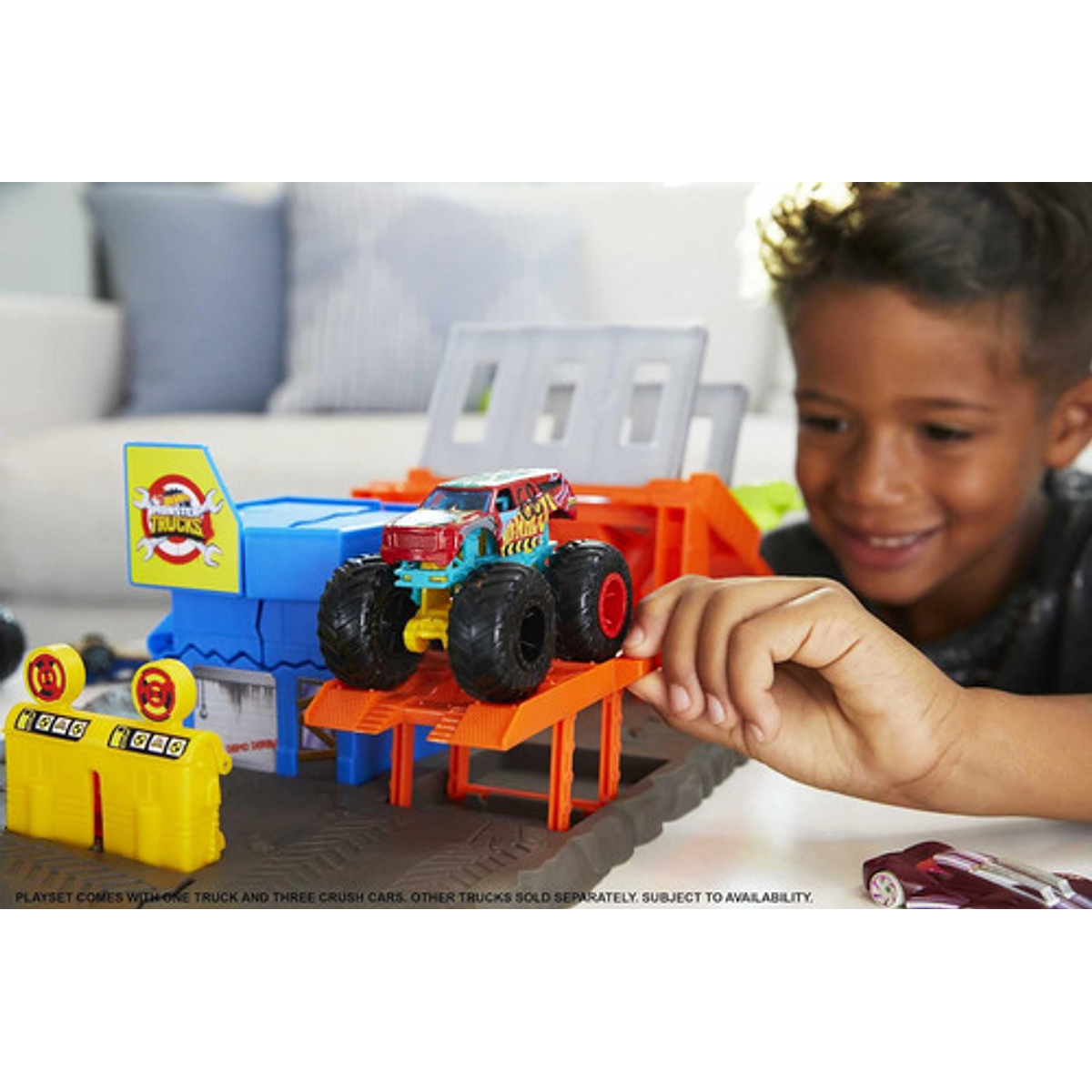 Hot Wheels Monster Trucks Blast Station Playset Gsnav ISA TOYS CHILE