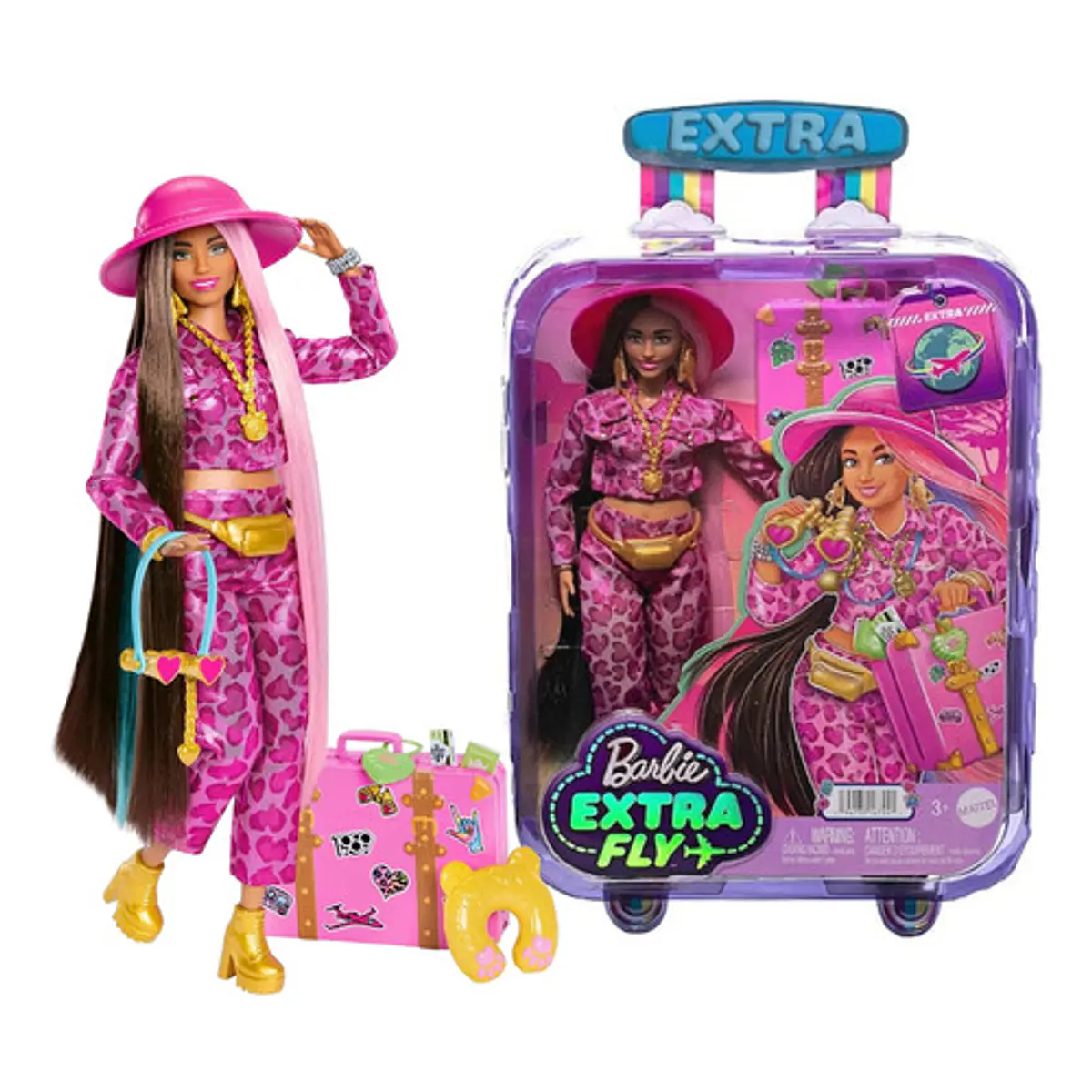 Muñeca Barbie Extra Fly Castaña Safari | ISA TOYS CHILE