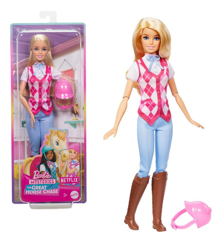 Muñeca Barbie Malibú Jinete De Equitación Hxj38 Barbie ISA TOYS