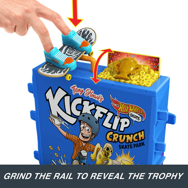 HOT WHEELS SKATE TONY HAWK CEREAL SKATE BOWL 2