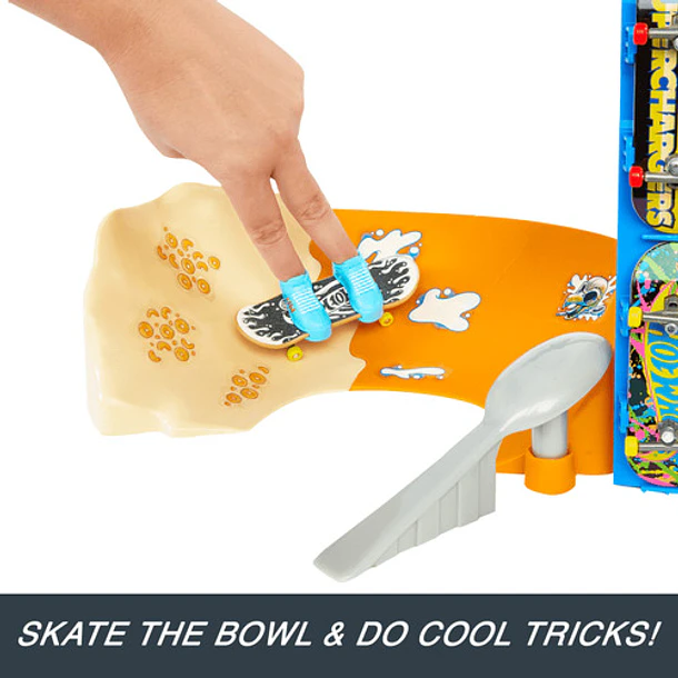 HOT WHEELS SKATE TONY HAWK CEREAL SKATE BOWL 4