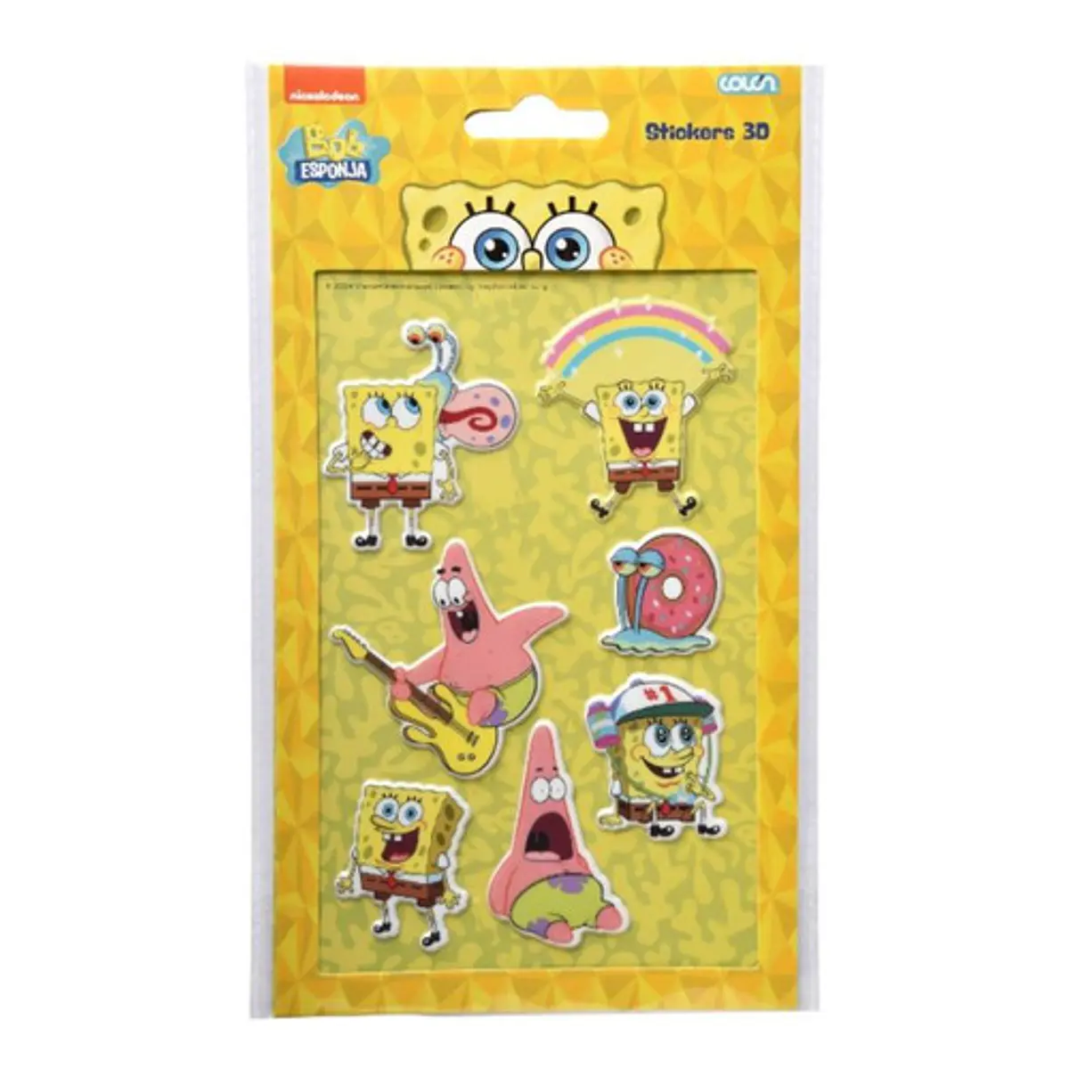 Stickers Surtidos 3d Bob Esponja Colon | ISA TOYS CHILE