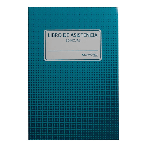 X10 LIBRO DE REGISTRO ASISTENCIA 30 HOJAS LAVORO