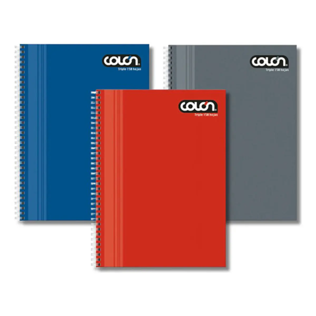 Cuaderno Triple Liso Mat. 7mm. 150 Hjs. Colon (surtido) | ISA TOYS CHILE