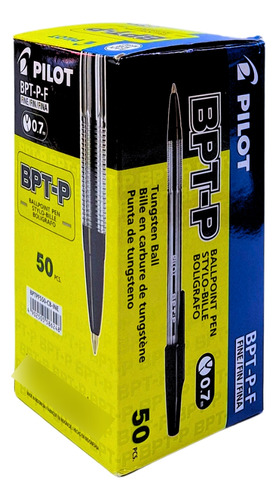 Lápiz Pasta Bpt-p Punta Fina 0.7 Caja 50 Unidades Pilot | ISA TOYS