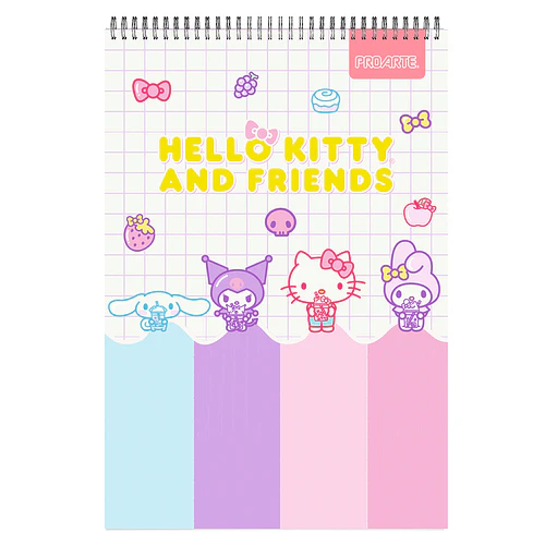 CROQUERA 22x32 CM HELLO KITTY Y SUS AMIGOS PROARTE