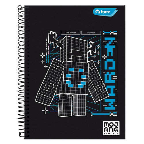 CUADERNO TOP TRIPLE TORRE 7MM 150H MINECRAFT UNIDAD