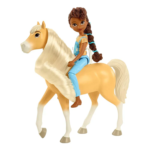 SPIRIT MUÑECA Y CABALLO PRU Y CHICA LINDA MATTEL