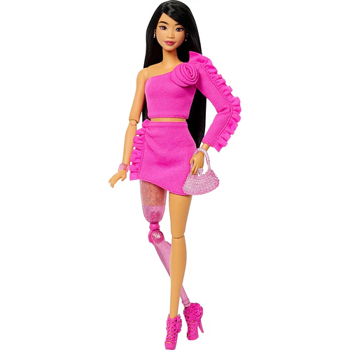 BARBIE DELUXE STYLE #2 PIERNA PROTÉSICA ROSA MATTEL HYV26