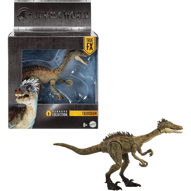 JURASSIC WORLD HAMMOND COLLECTION  TROODON MATTEL  1