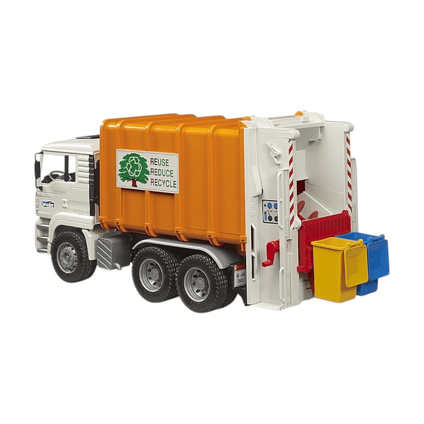 CAMIÓN DE BASURA DE CARGA TRASERA MAN TGA BRUDER 3