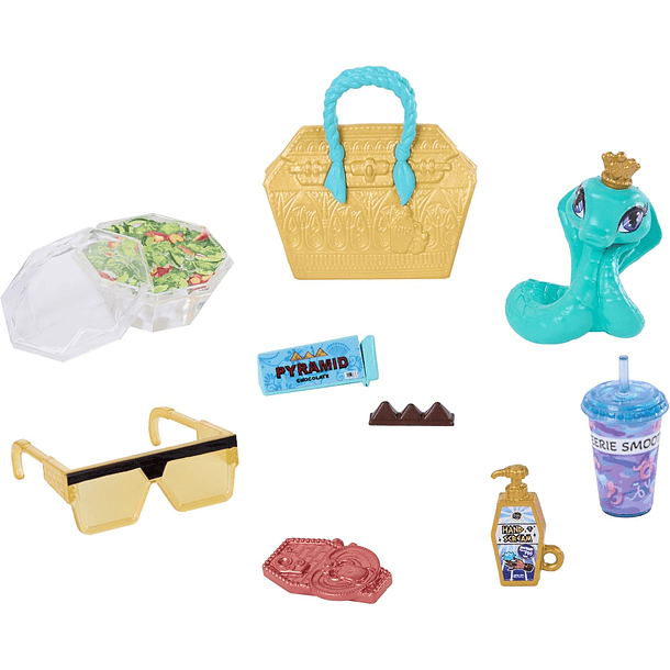 MONSTER HIGH CLEO DE NILE MUÑECA TOP CORTO Y PANTALON CARGO 6