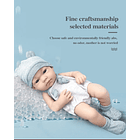 BEBÉ MUÑECA REALISTA 100% SILICONA Y LAVABLE 40 CMS 5