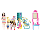 SET JUEGO SALA DE CLASES GLORIA + MUÑECAS BARBIE CHELSEA 2