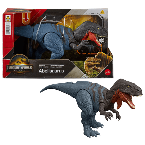 JURASSIC WORLD DINOSAURIO REBIRTH RUGE SALVAJE ABELISAURUS
