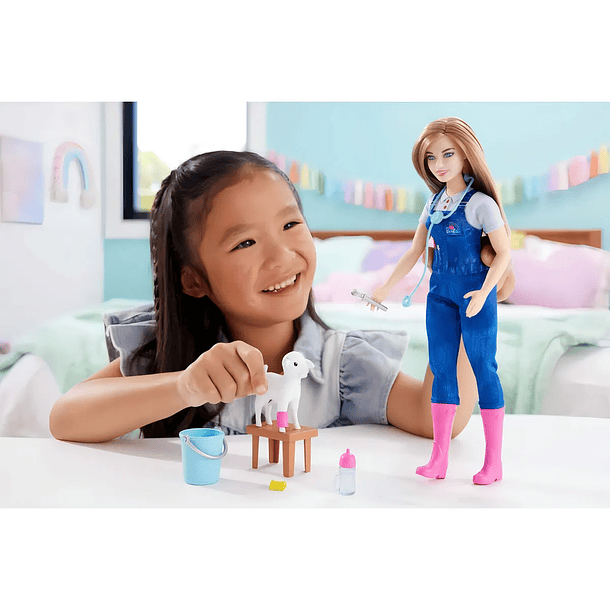 BARBIE PROFESIONES GRANJERA MATTEL 5