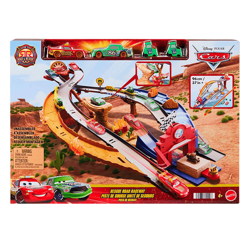 CARS PISTA DE JUGUETE PISTA CARRERA AL RESCATE NV25