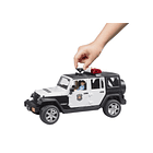BRUDER VEHÍCULO POLICIAL JEEP WRANGLER RUBICON CON POLICÍA  6