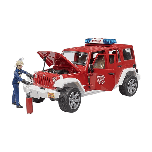 BRUDER DEPARTAMENTO DE BOMBEROS JEEP WRANGLER RUBICON