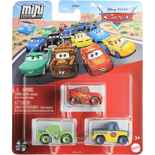 DISNEY CARS MINI RACERS PACK 3 SURTIDO 1