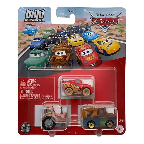 DISNEY CARS MINI RACERS PACK 3 SURTIDO 2