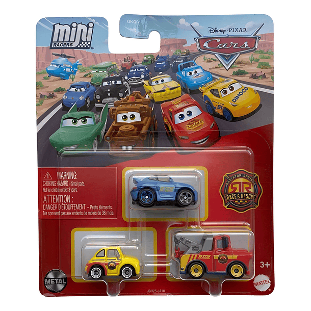 DISNEY CARS MINI RACERS PACK 3 SURTIDO 3