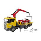 BRUDER CAMION SCANIA SUPER 560R TRANSPORTE AUTOS 5