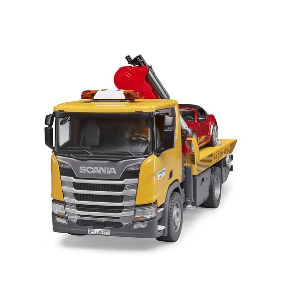 BRUDER CAMION SCANIA SUPER 560R TRANSPORTE AUTOS 2