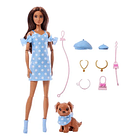 BARBIE TWINNING LOOKS CELESTE MUÑECA CON MASCOTA  3