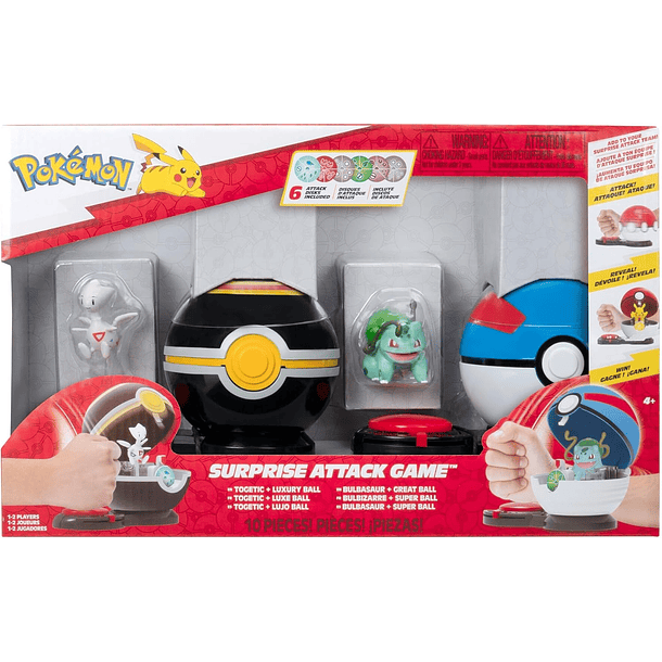 POKÉMON SURPRISE ATTACK GAME TOGETIC + BULBASAUR 2