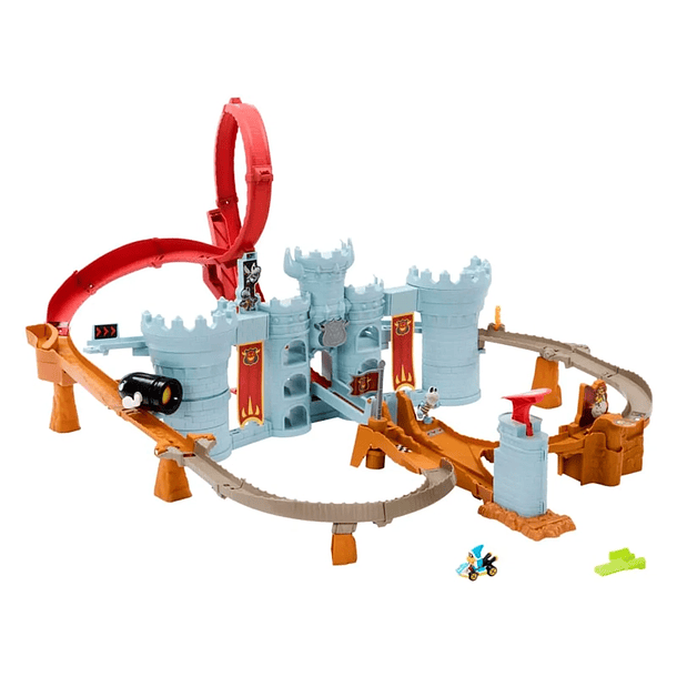 HOT WHEELS MARIO KART PISTA DE JUGUETE CASTILLO BOWSER 4