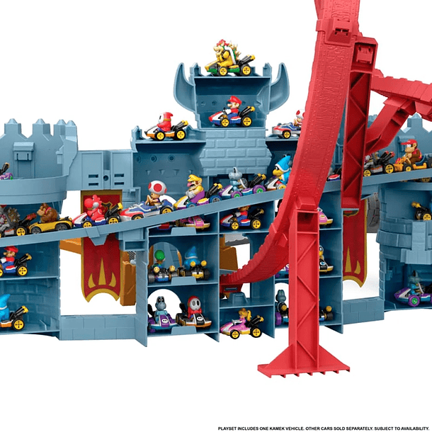 HOT WHEELS MARIO KART PISTA DE JUGUETE CASTILLO BOWSER 5