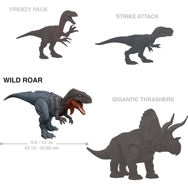 JURASSIC WORLD DINOSAURIO CERATOSAURUS MATTEL 6