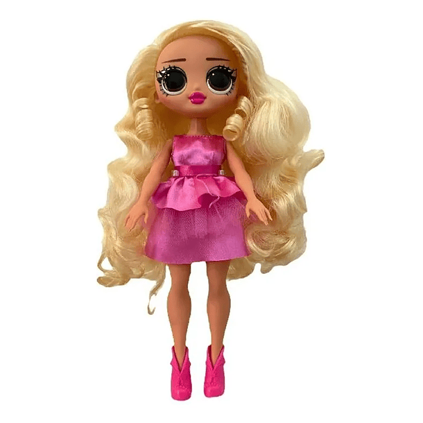 MUÑECA LOL SUPRISE OMG FASHION 24CM PINK CHICK  2