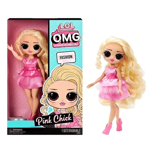 MUÑECA LOL SUPRISE OMG FASHION 24CM PINK CHICK 