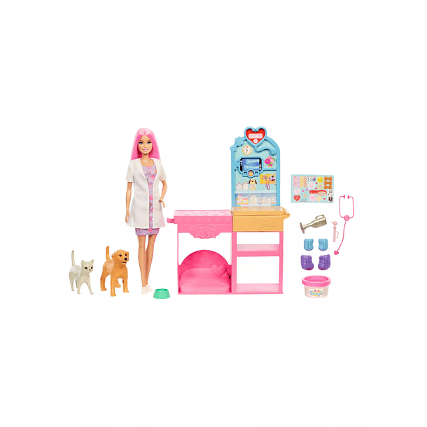 BARBIE CLINICA VETERINARIA MATTEL PLAYSET 4